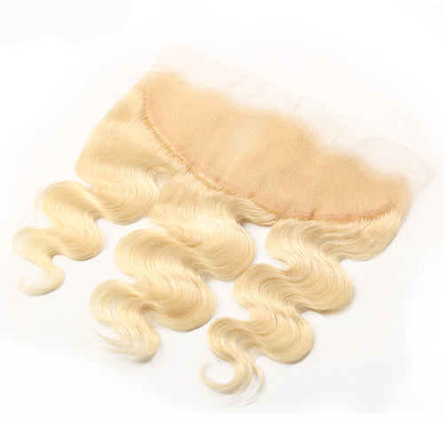 #613 Body Wave 13x4 Human Hair Blonde Frontal